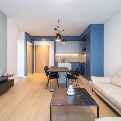 Rental of a new 2-room apartment, 57 m², BW King’s Park, Belgrade Waterfront, Belgrade, Serbia